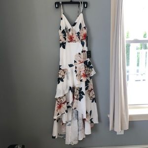Lulus high low floral dress - new with tags
